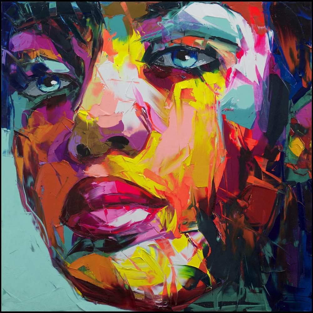 Francoise Nielly Portrait Palette Painting Expression Face151